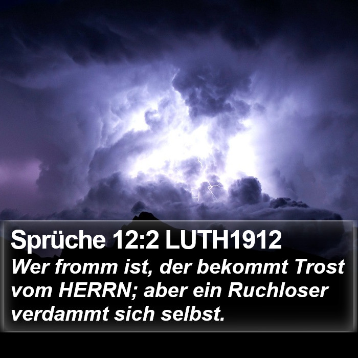 Sprüche 12:2 LUTH1912 Bible Study