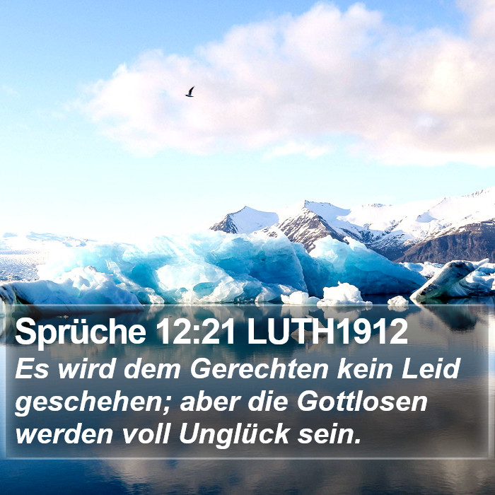Sprüche 12:21 LUTH1912 Bible Study