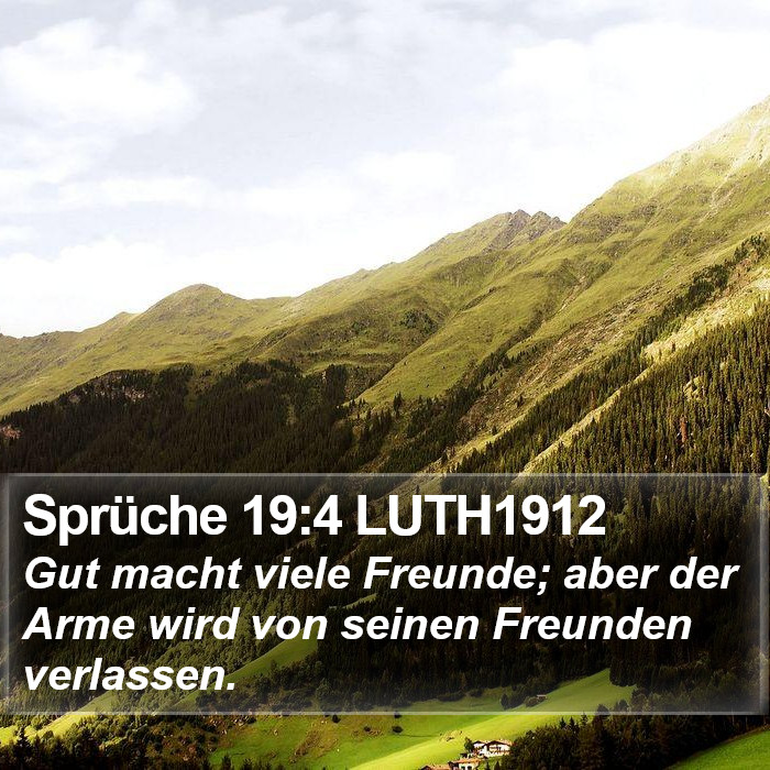 Sprüche 19:4 LUTH1912 Bible Study