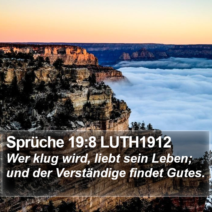 Sprüche 19:8 LUTH1912 Bible Study