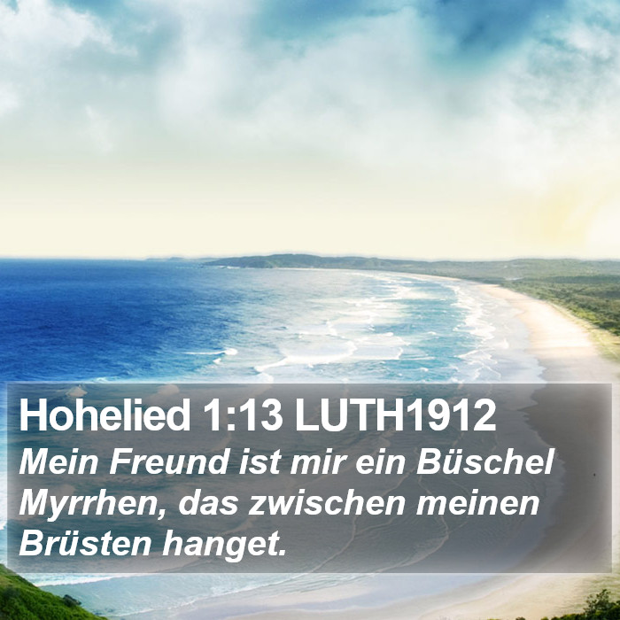 Hohelied 1:13 LUTH1912 Bible Study