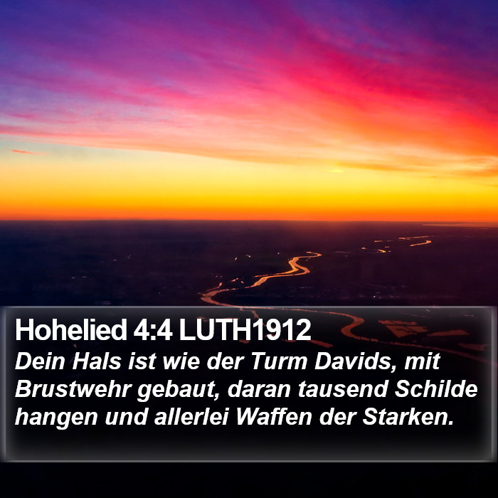 Hohelied 4:4 LUTH1912 Bible Study
