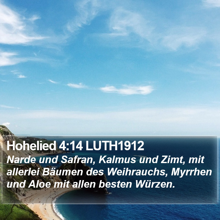 Hohelied 4:14 LUTH1912 Bible Study