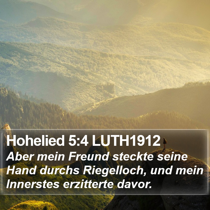 Hohelied 5:4 LUTH1912 Bible Study