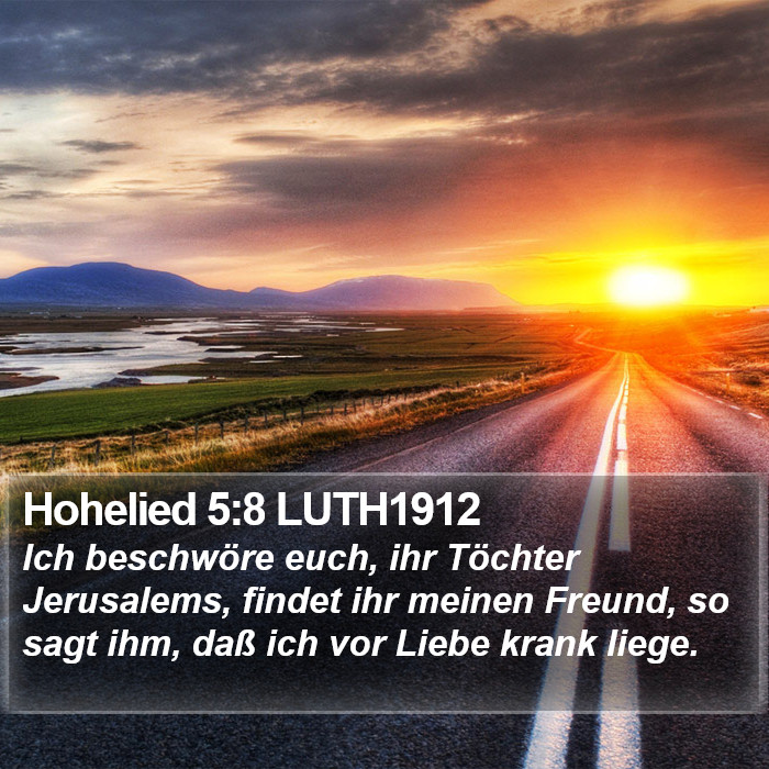 Hohelied 5:8 LUTH1912 Bible Study