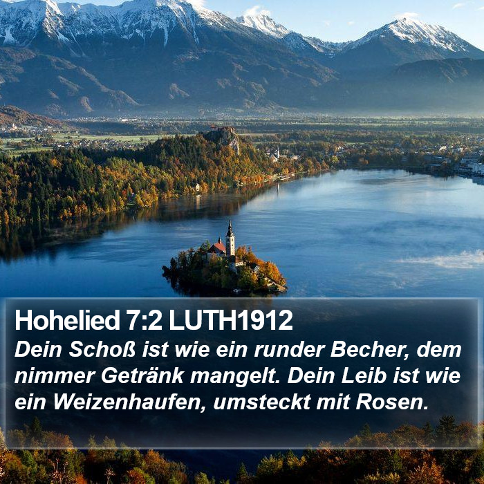 Hohelied 7:2 LUTH1912 Bible Study