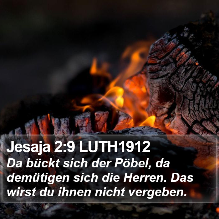 Jesaja 2:9 LUTH1912 Bible Study