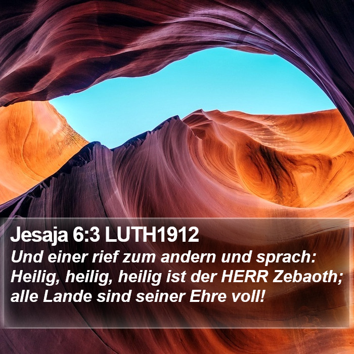 Jesaja 6:3 LUTH1912 Bible Study