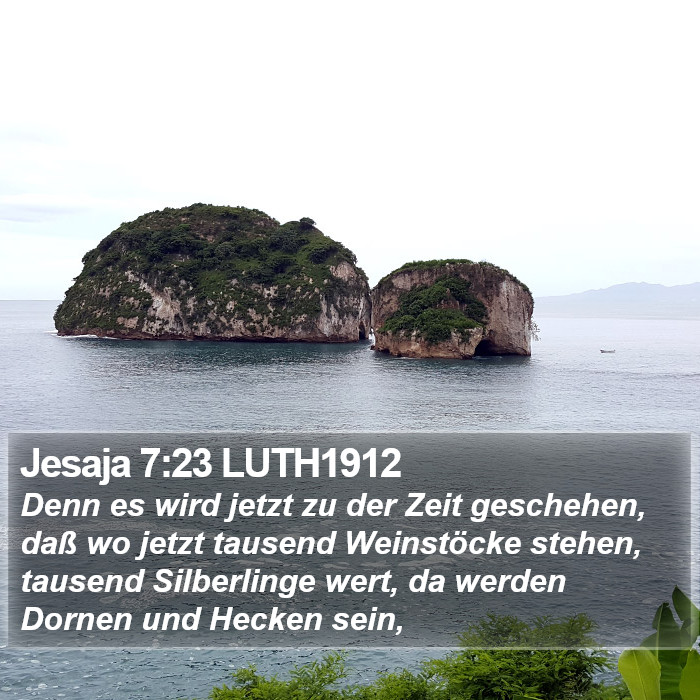 Jesaja 7:23 LUTH1912 Bible Study