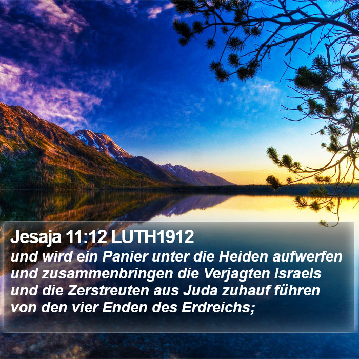 Jesaja 11:12 LUTH1912 Bible Study
