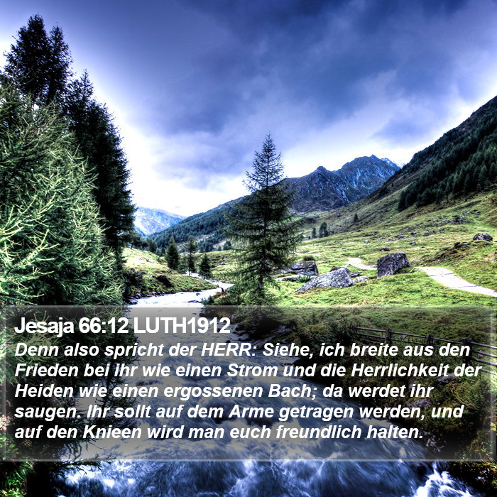 Jesaja 66:12 LUTH1912 Bible Study
