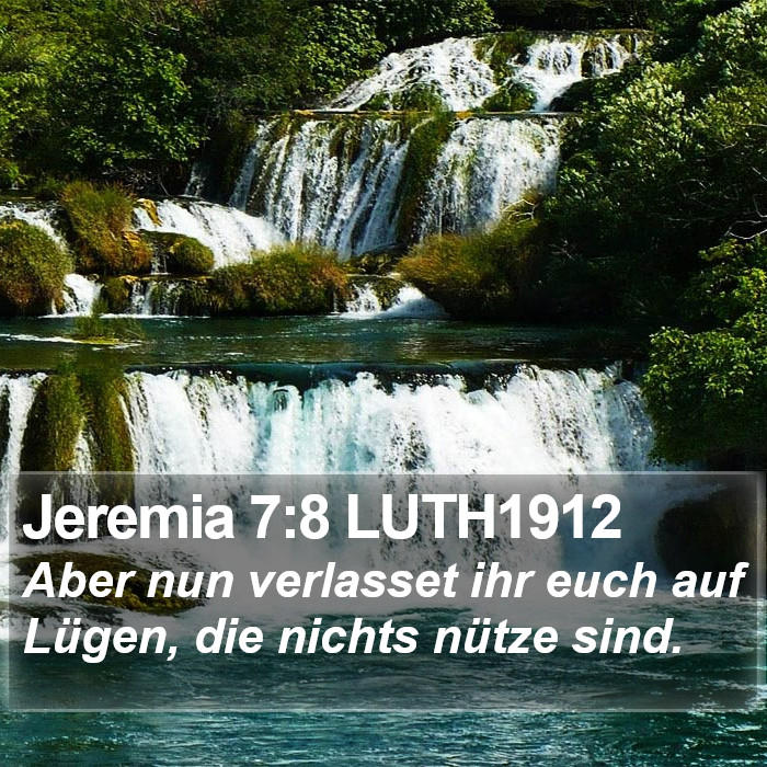 Jeremia 7:8 LUTH1912 Bible Study