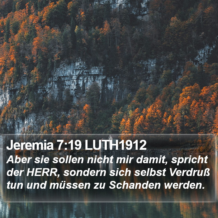 Jeremia 7:19 LUTH1912 Bible Study