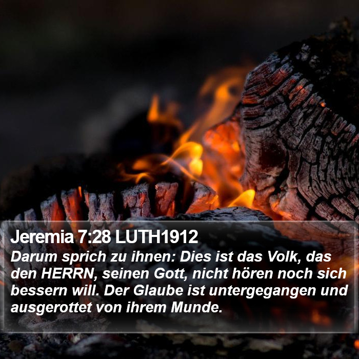 Jeremia 7:28 LUTH1912 Bible Study