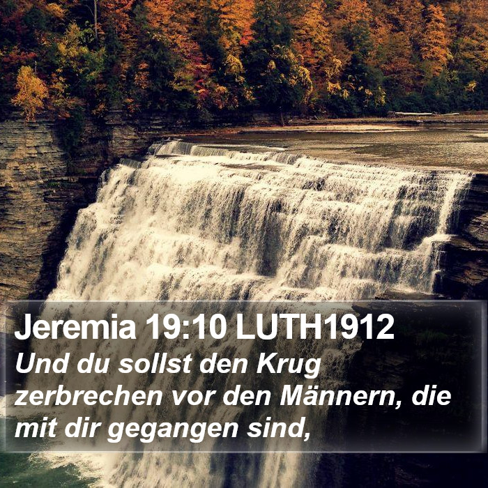 Jeremia 19:10 LUTH1912 Bible Study
