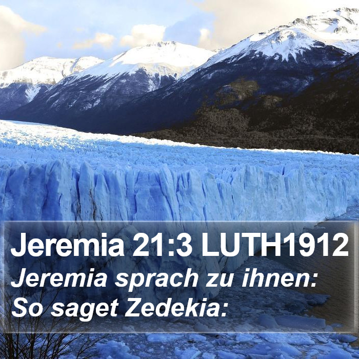 Jeremia 21:3 LUTH1912 Bible Study
