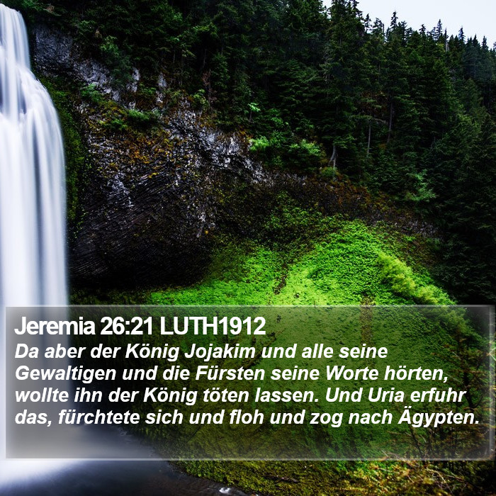 Jeremia 26:21 LUTH1912 Bible Study