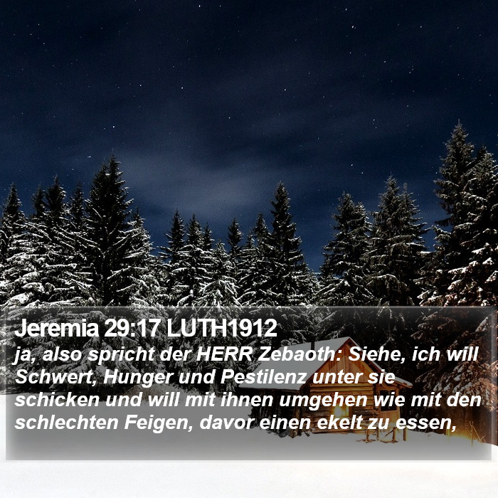 Jeremia 29:17 LUTH1912 Bible Study