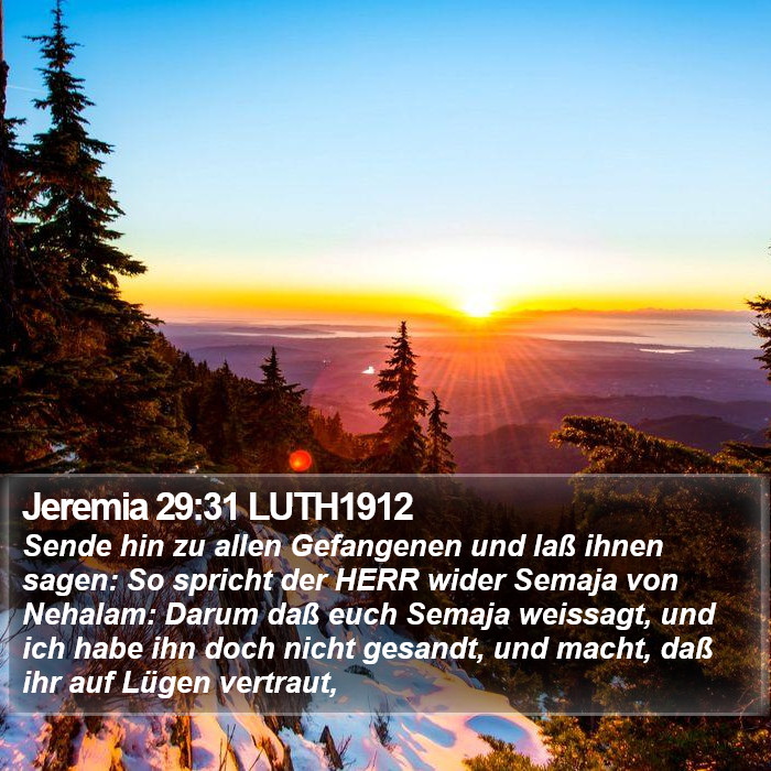 Jeremia 29:31 LUTH1912 Bible Study