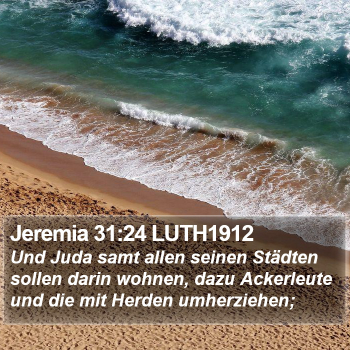 Jeremia 31:24 LUTH1912 Bible Study