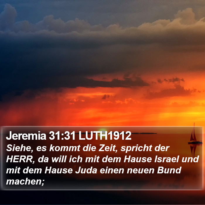 Jeremia 31:31 LUTH1912 Bible Study