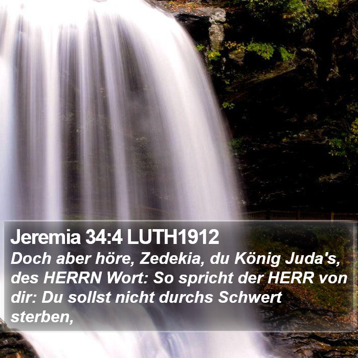 Jeremia 34:4 LUTH1912 Bible Study