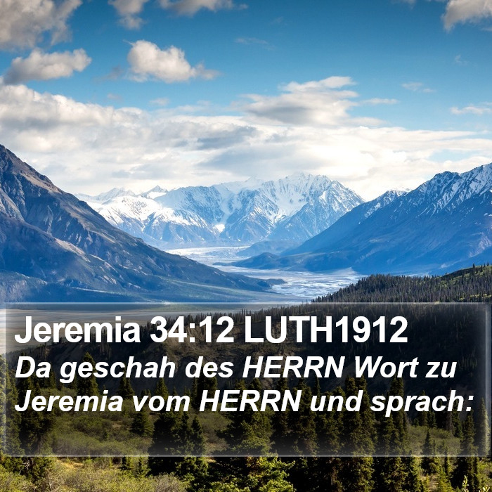 Jeremia 34:12 LUTH1912 Bible Study