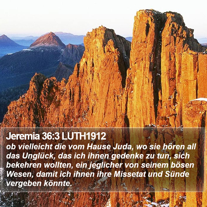 Jeremia 36:3 LUTH1912 Bible Study