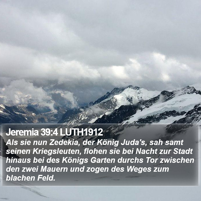 Jeremia 39:4 LUTH1912 Bible Study