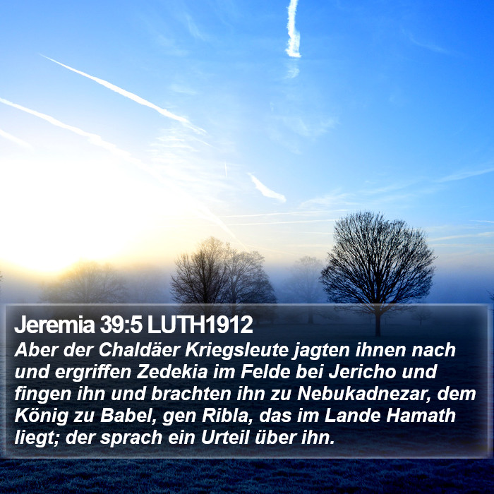 Jeremia 39:5 LUTH1912 Bible Study