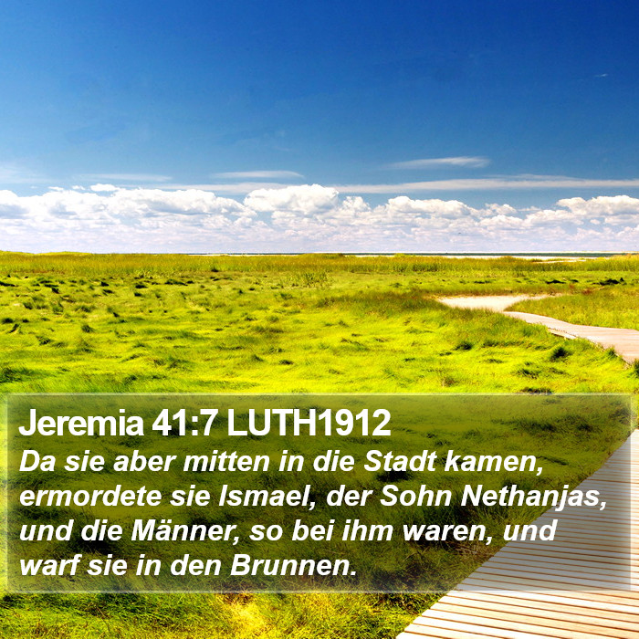 Jeremia 41:7 LUTH1912 Bible Study