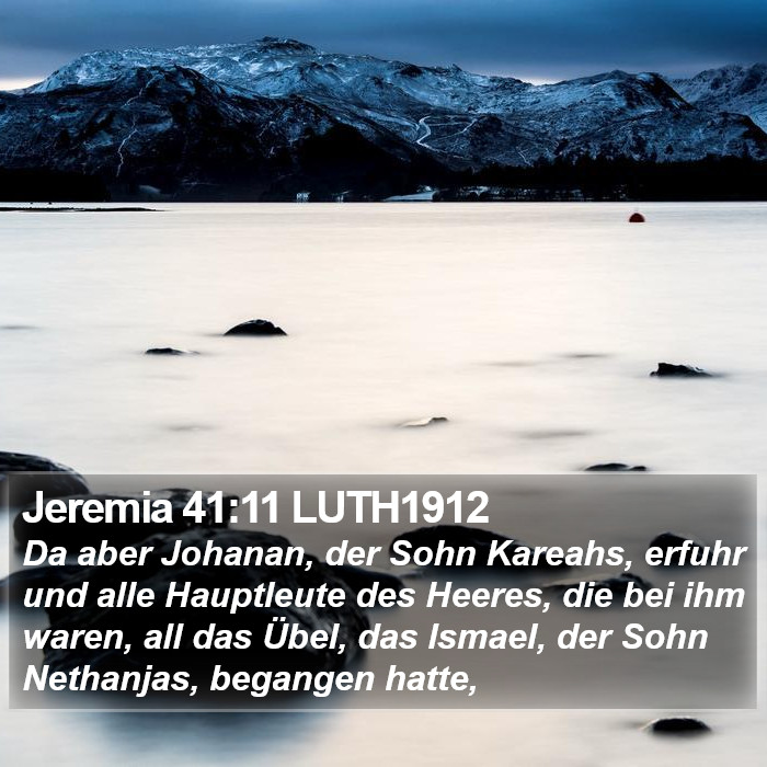 Jeremia 41:11 LUTH1912 Bible Study