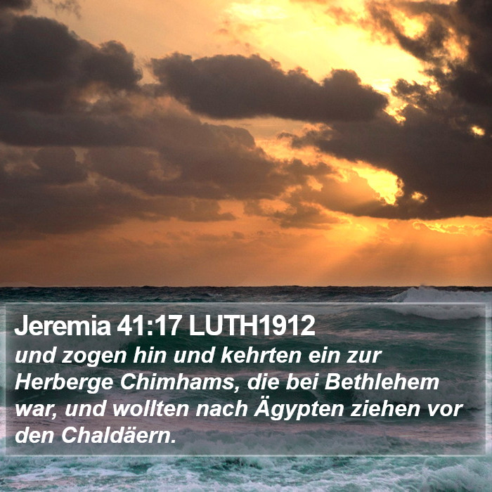 Jeremia 41:17 LUTH1912 Bible Study