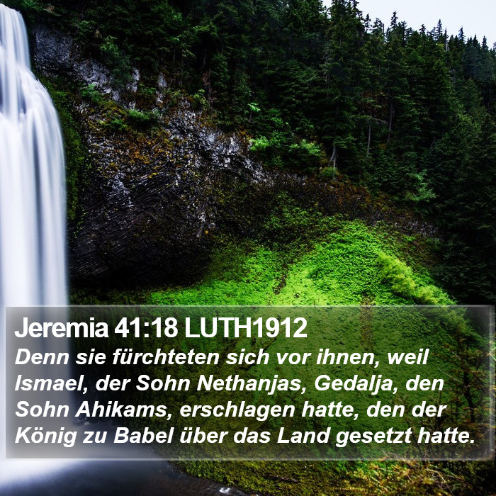 Jeremia 41:18 LUTH1912 Bible Study