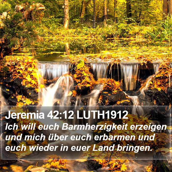 Jeremia 42:12 LUTH1912 Bible Study