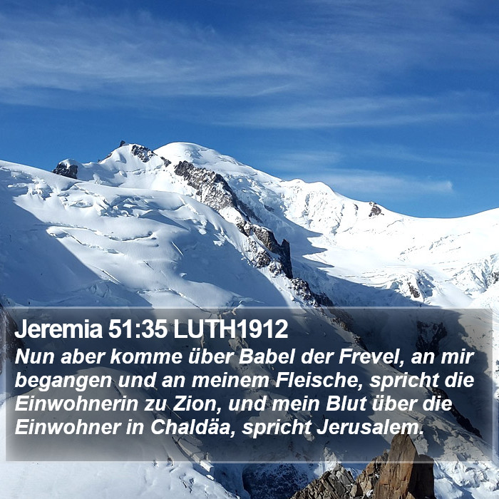 Jeremia 51:35 LUTH1912 Bible Study