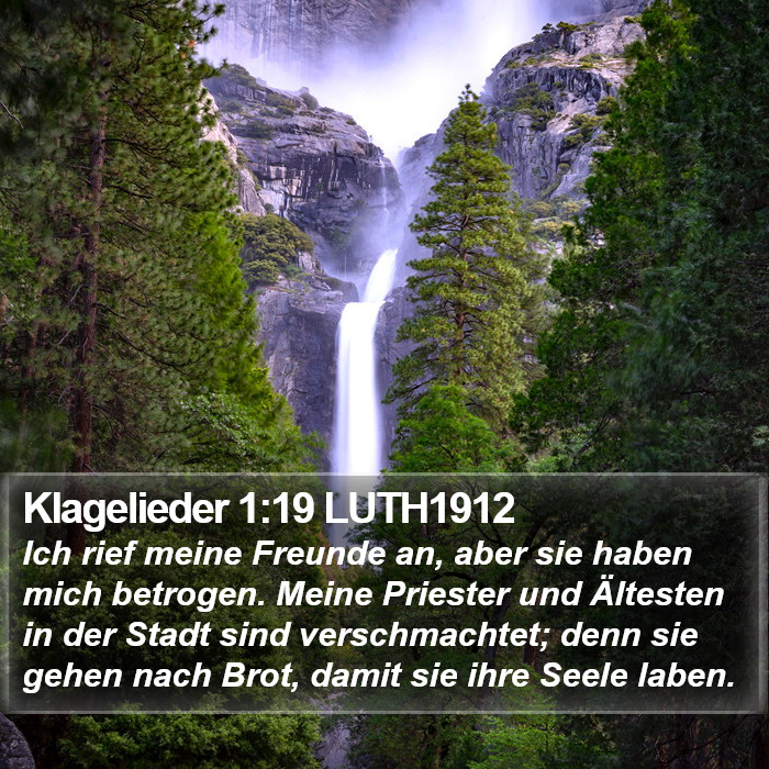 Klagelieder 1:19 LUTH1912 Bible Study