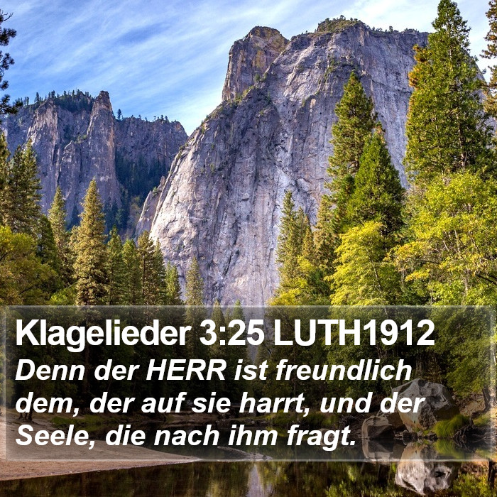 Klagelieder 3:25 LUTH1912 Bible Study