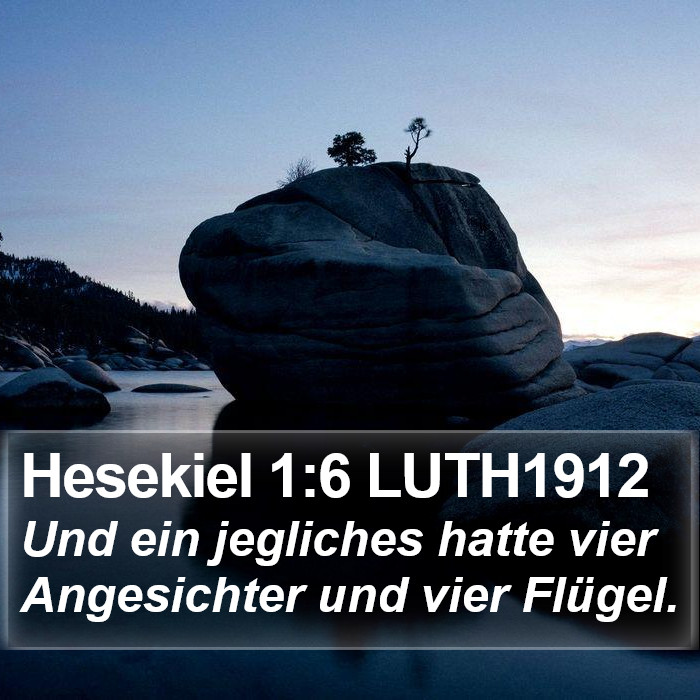 Hesekiel 1:6 LUTH1912 Bible Study