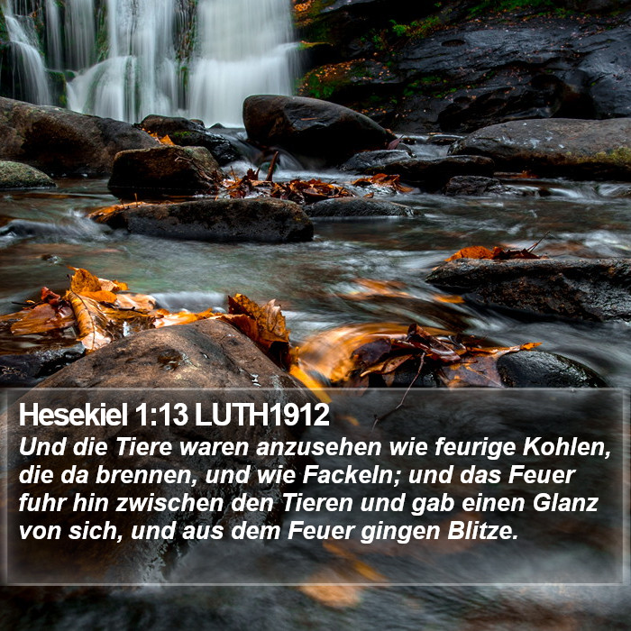 Hesekiel 1:13 LUTH1912 Bible Study