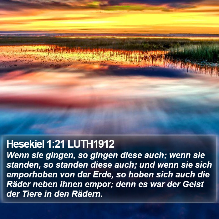 Hesekiel 1:21 LUTH1912 Bible Study