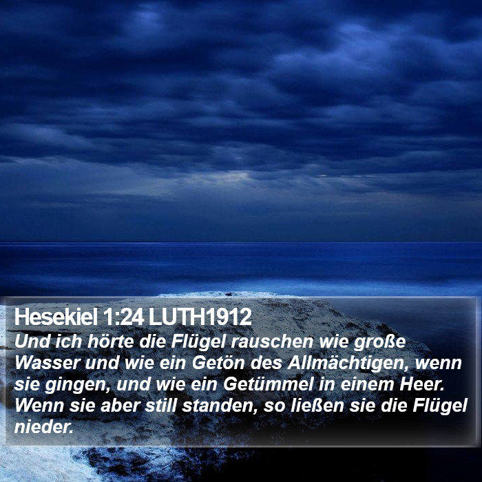 Hesekiel 1:24 LUTH1912 Bible Study