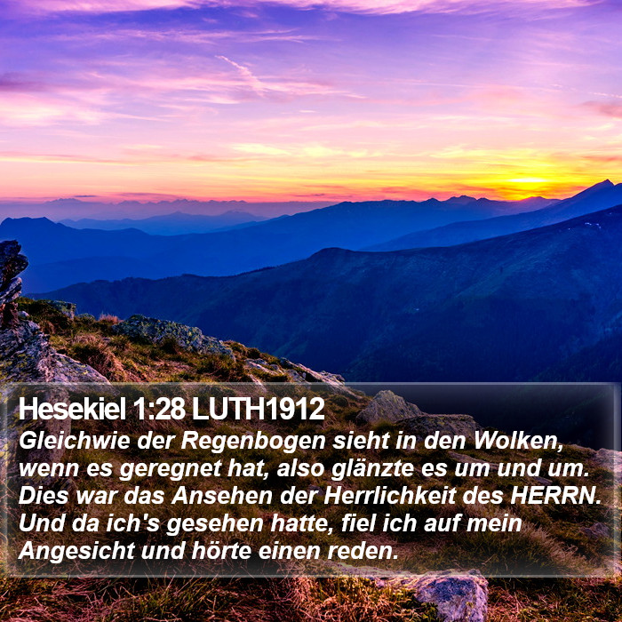 Hesekiel 1:28 LUTH1912 Bible Study