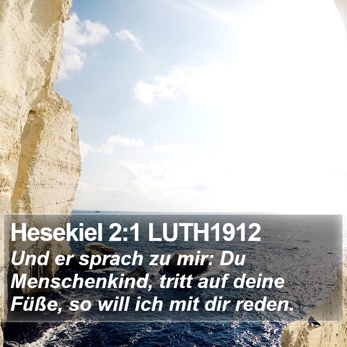 Hesekiel 2:1 LUTH1912 Bible Study