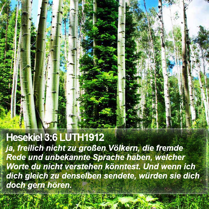 Hesekiel 3:6 LUTH1912 Bible Study