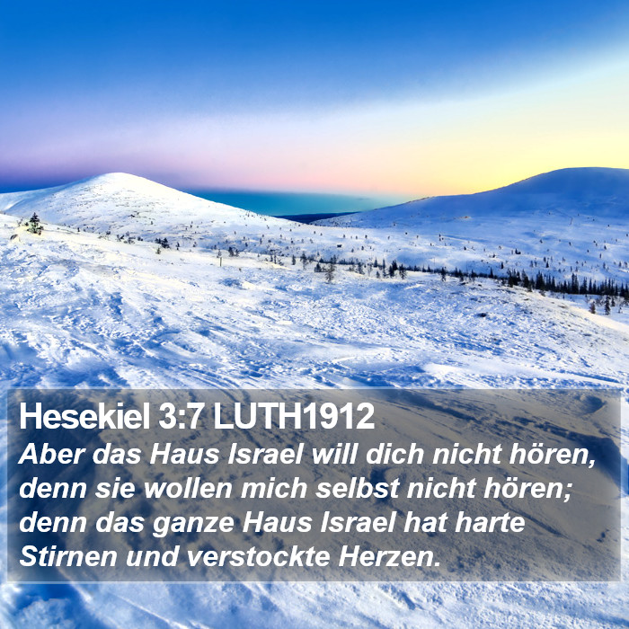 Hesekiel 3:7 LUTH1912 Bible Study