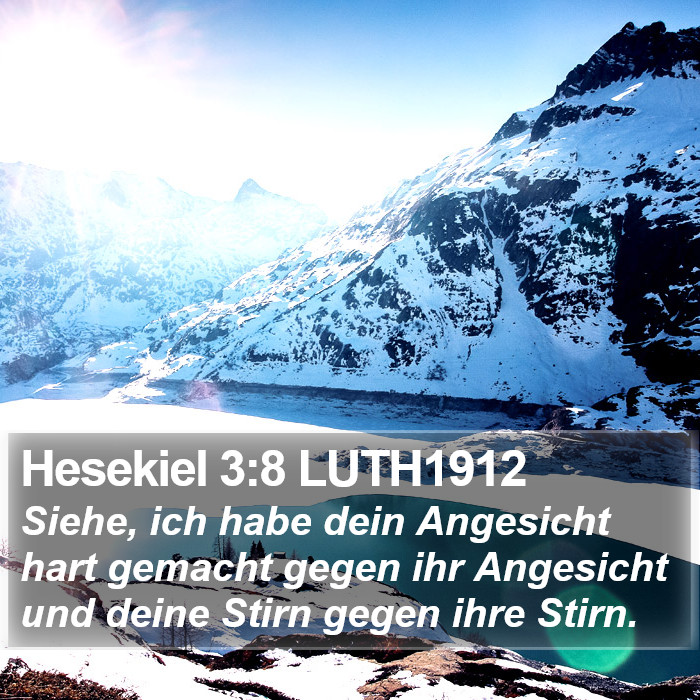 Hesekiel 3:8 LUTH1912 Bible Study