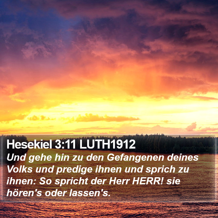 Hesekiel 3:11 LUTH1912 Bible Study
