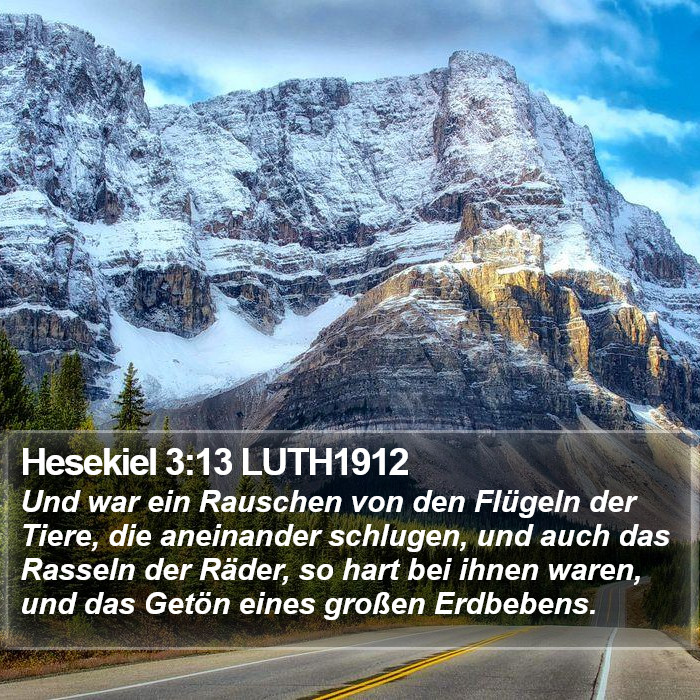 Hesekiel 3:13 LUTH1912 Bible Study