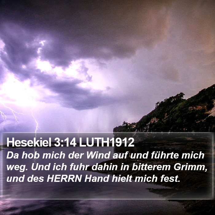 Hesekiel 3:14 LUTH1912 Bible Study